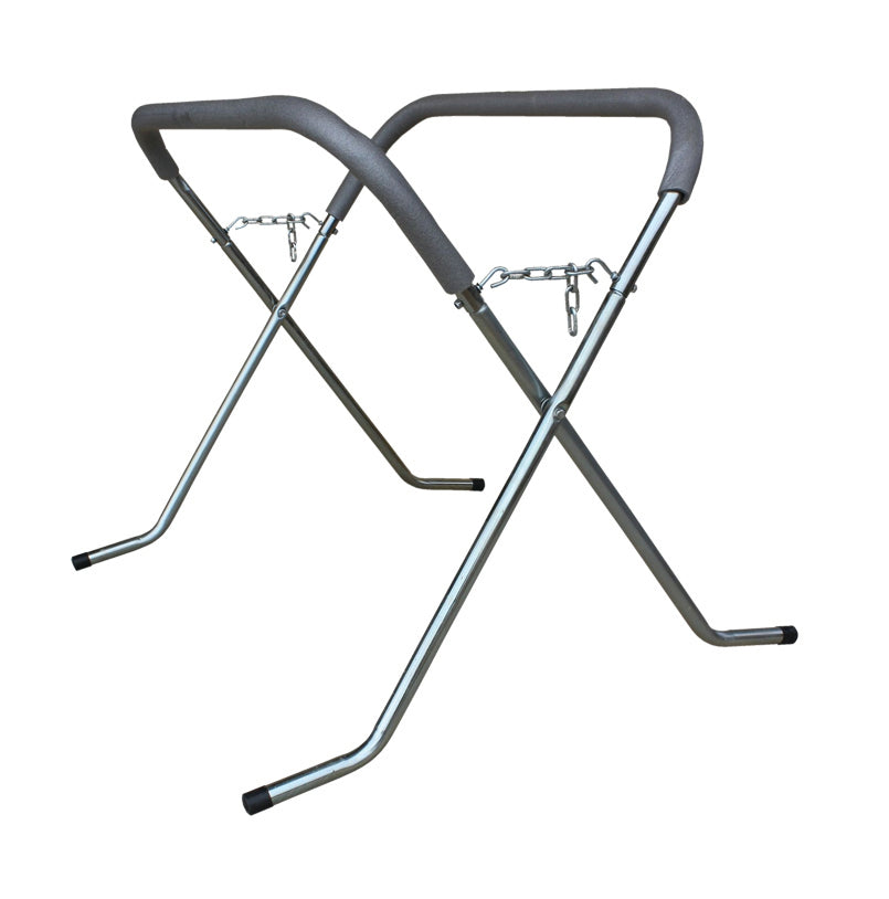 PANEL STAND WITH CURVED LEGS